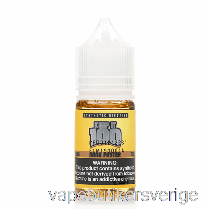 Vape Sverige Nana Fostersalter - Behåll Det 100 - 30ml 30mg